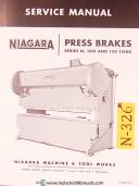Niagara-Niagara N Series, 100 150 Ton Press Brake Service Manual 1954-100 Ton-150 Ton-N-01